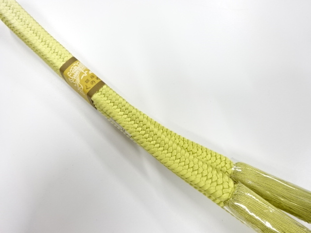 未使用品　正絹　撚り房　手組帯締め